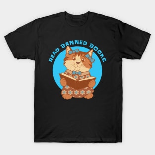 Read Banned Books Kitten T-Shirt